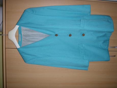 Tyrkysové dámske sako, 36