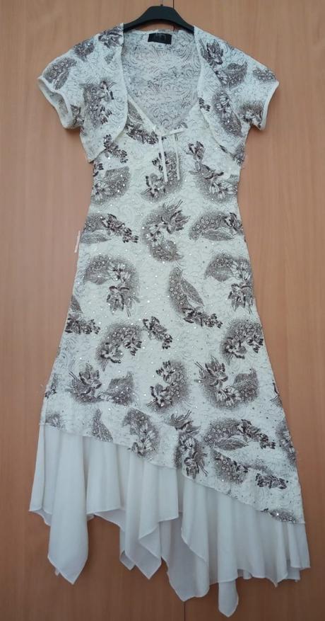 Exkluzívne šaty s bolerkom, 40