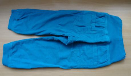 Tenké menčestrové nohavice, lupilu,86