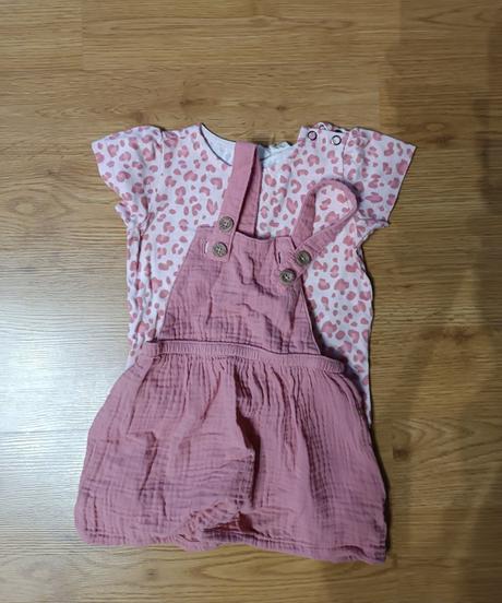 Ružový komplet na leto, lupilu,80
