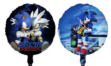 Balóny ježko sonic/knuckles/shadow- až 15/16/17/18, 
