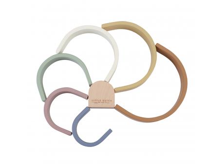 Little dutch skladačka drevená dúha vintage,