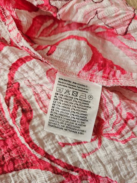 Dlhé letné kvetinové šaty h&m, h&m,m