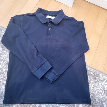 Tricko s dlhym rukavom a golierikom, zara,140