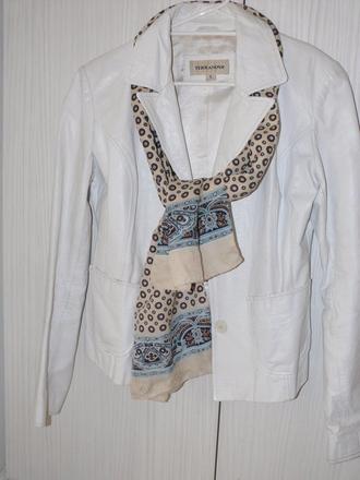 Koženkové sako-prechodny kabátik+satka zdarma, terranova,m