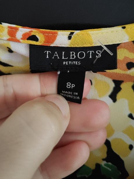 Kvietkovaná blúzka talbots, s