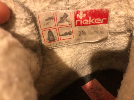 Dievčenské zimné workery, rieker,38