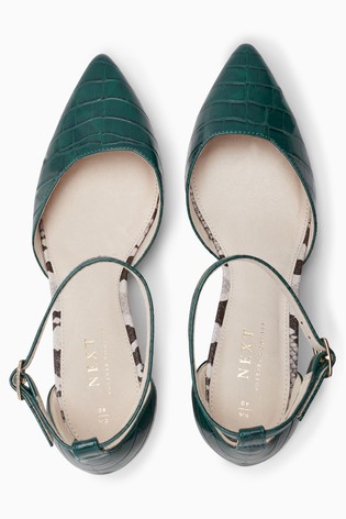 Zelené lakované lodičky, next,41