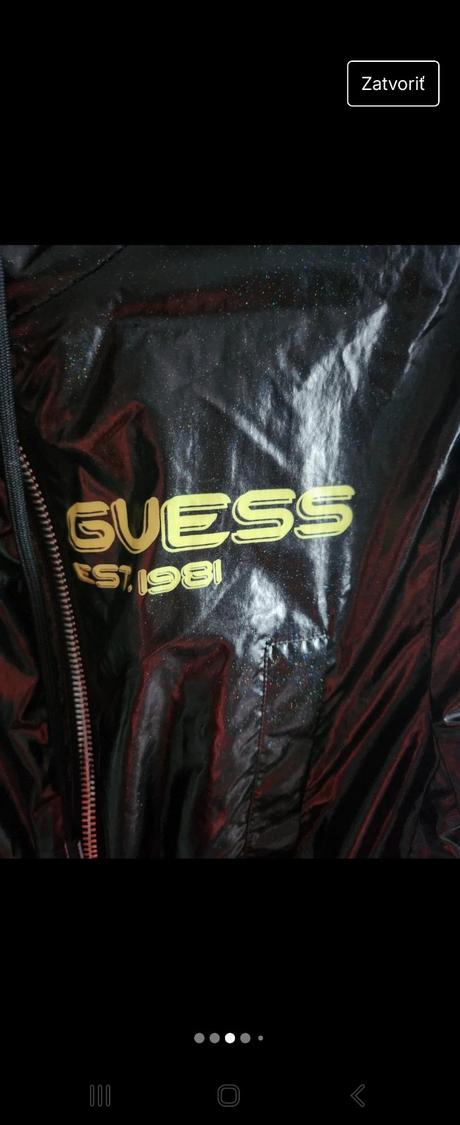 Tenky plast / kabat guess novy, guess,s