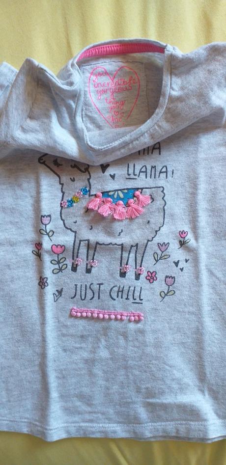 Tričko lama, mothercare,104