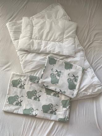 Detský vankúš, perinka aj s obliečkami, šírka (cm): 100,dĺžka (cm): 120