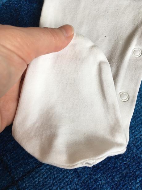 Biely overalik - pyžamko s medvedikom, next,74