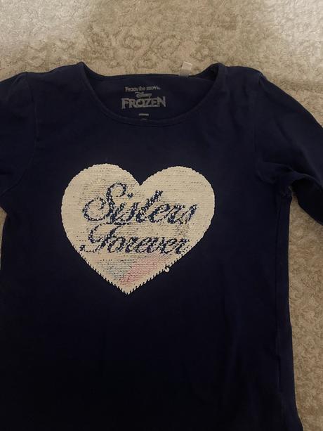 Tričko frozen - premieňajúce, c&a,116