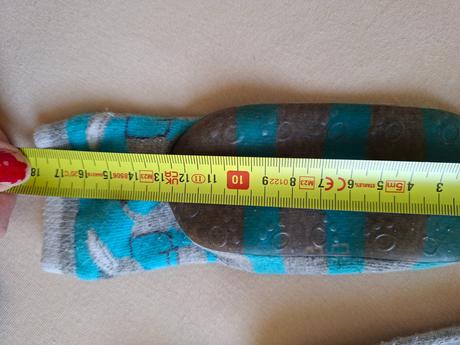 Papučky s gumenou podrážkou, 19