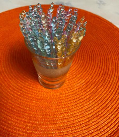 Perleťové napichovačky na očká, 