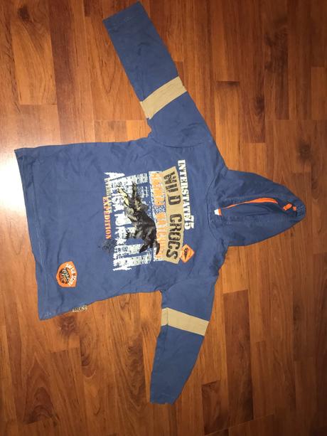 Tmavomodré tričko s kapucňou, kiki&koko,104