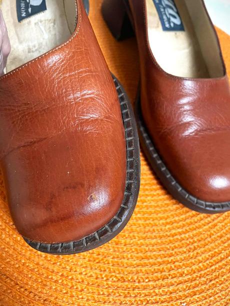 Kožené poltopánky/lodičky, 38