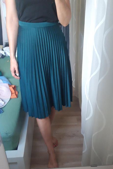 Midi skladana sukňa, reserved,s