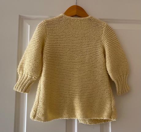 Žltý handmade unisex sveter, 98, 98