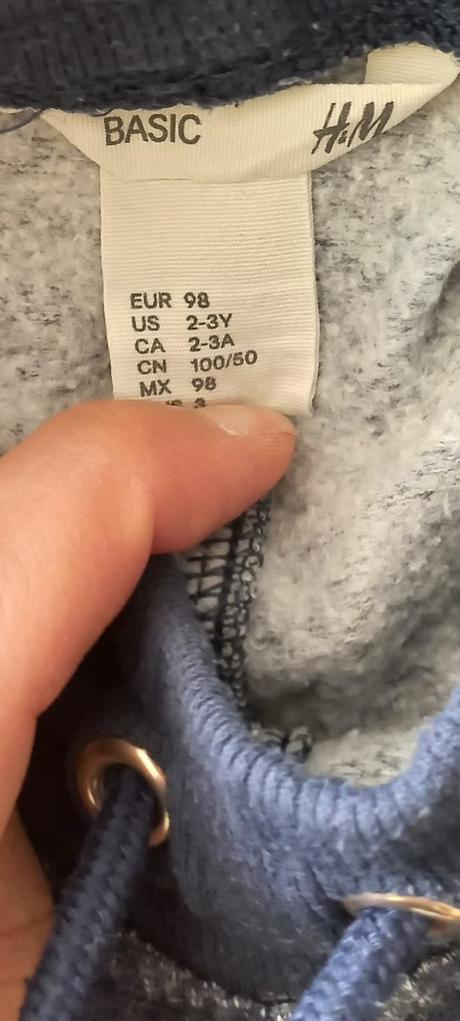 Tepláky, h&m,98
