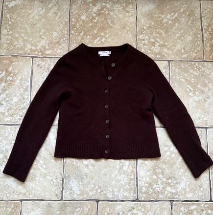 Vlnený čokoládovo hnedý sveter reserved, reserved,xs