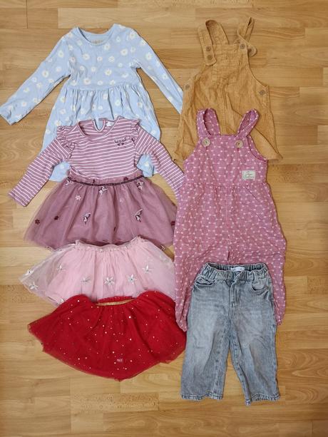 Balík oblečenia pre dievča 1,5-2 roky, 86–98