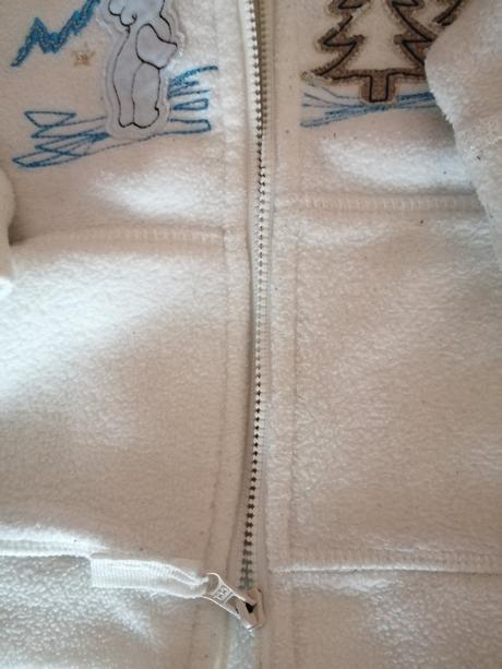 Detska mikina biela, cactus clone,92