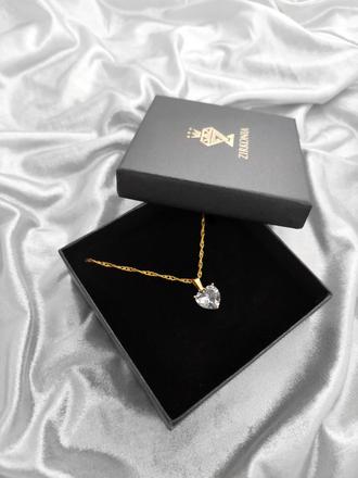 Nový náhrdelník so srdiečkom z chirurgickej ocele, 