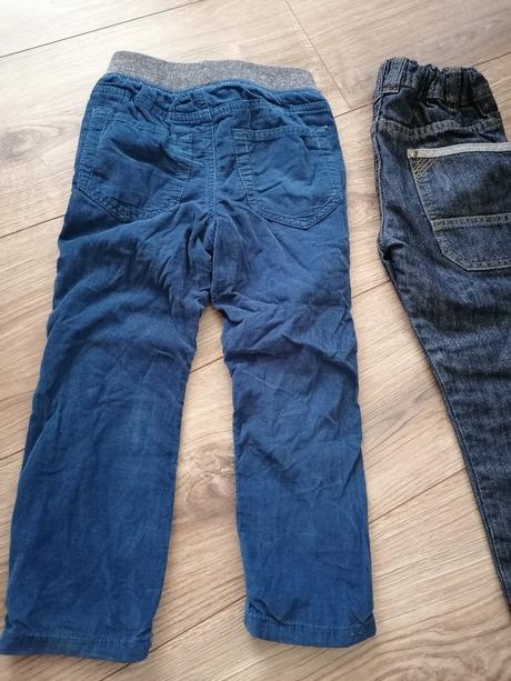 Podšité nohavice, rifle - 98/104, f&f,104