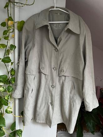 Jarný trenčkot/ jarný kabát dámsky, xxl