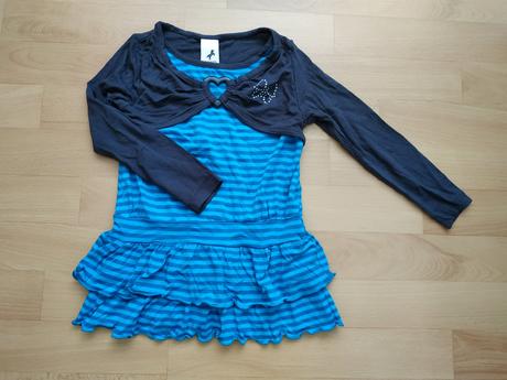 Dievčenské bavlnene šaty veľ. 98, palomino,98