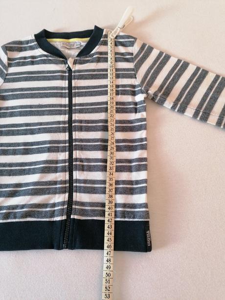 Bavlnená tenšia mikina dirkje s nápisom na chrbte, dirkje,116