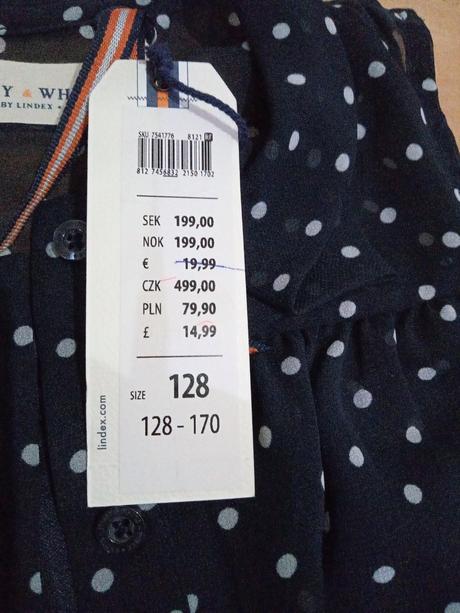 Slávnostná blúzka pc 19,90, lindex,128