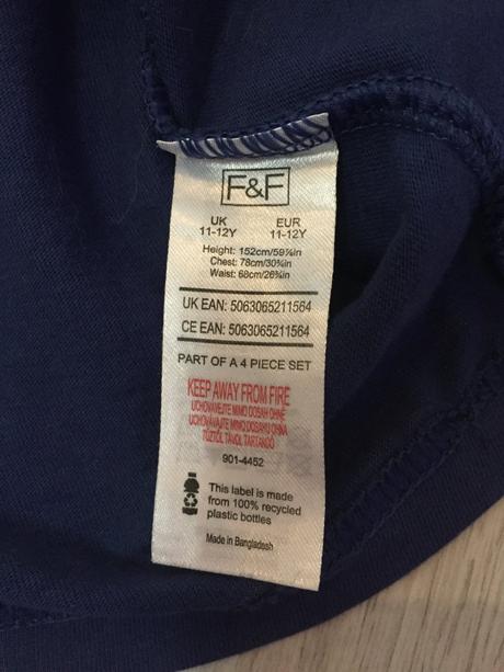 Chlapčenske pyžamo dino 2ks, 11-12 rokov, f&f,152