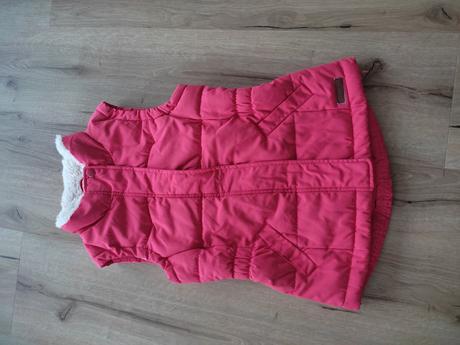 Teplá dlhšia vesticka h&m zateplena, h&m,152