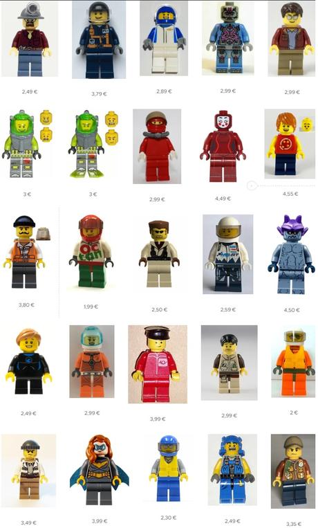 Originálne lego mini figúrky, panáčikovia, 