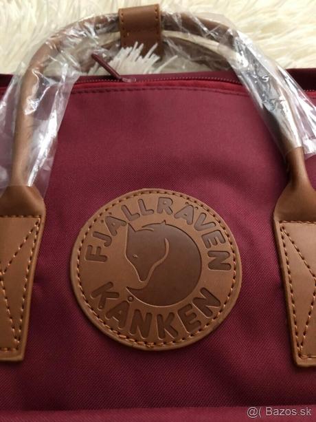 Batoh fjällräven kanken vínový s hnedmý, fjällräven
