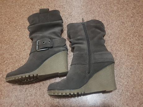 Kožené čižmy - málo nosené, 37