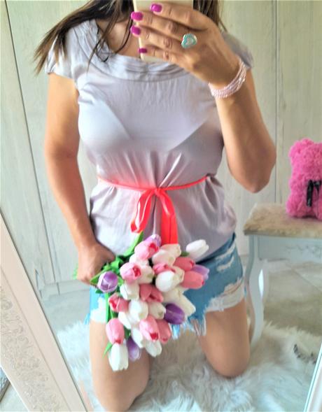 Hm saténový top-m, h&m,m