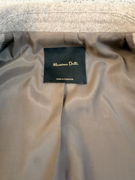 Vlnený kabát massimo dutti, xs
