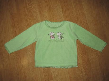 Zelená mikinka v. 104, 104