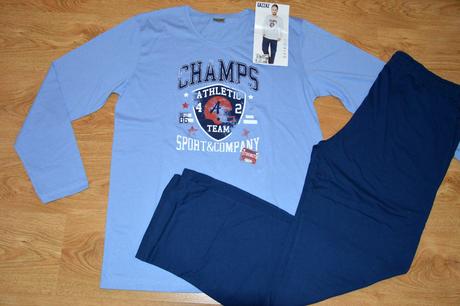 Pánske bavlnené pyžamo, l / m / xl / xxl