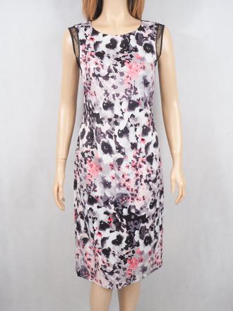 Luxusné saténové šaty amphora, 38