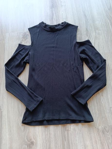 Dámske čierne tričko, amisu,l