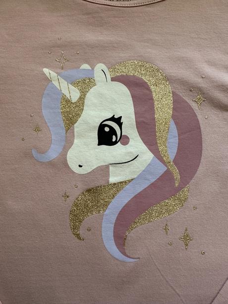 Tričko unicorn h&m 122/128, h&m,128