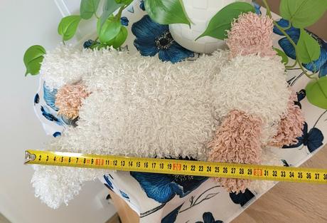 Milý plyšový psík / pudlík (cca 35 cm),