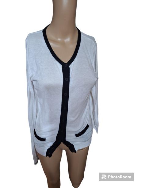 Dámsky svetrík na zapínanie, gate,38