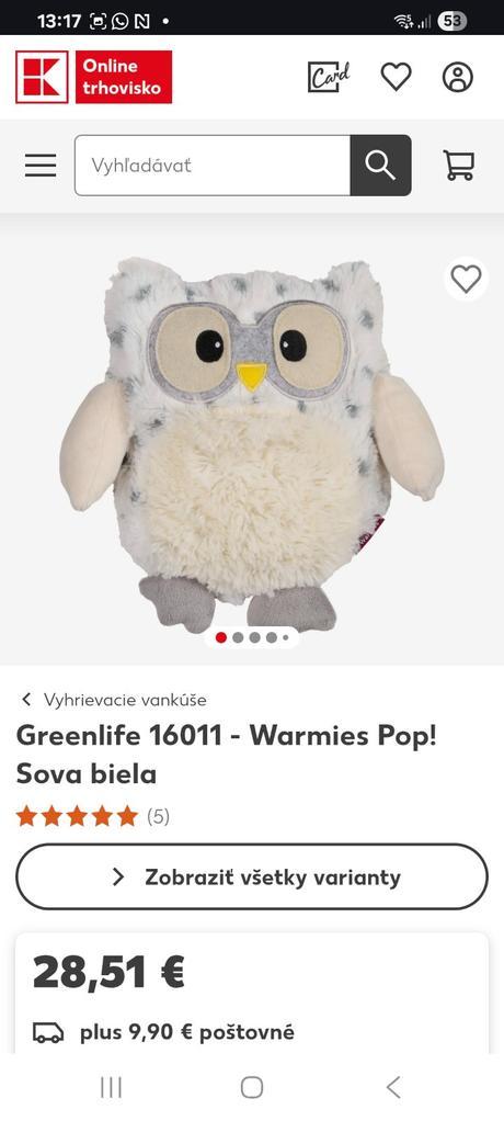 B3590 nahrievací vankúšik, 