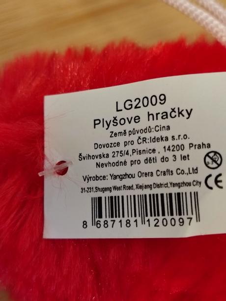Nové plyšové červené strašidlo huggy wuggy, 41 cm,