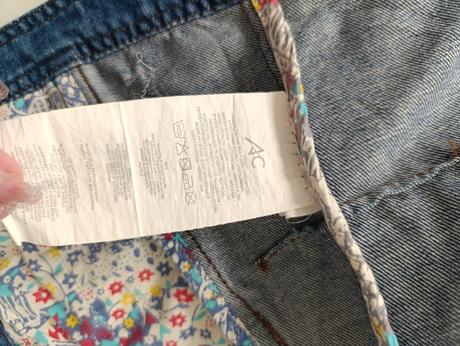 Dámska riflova bunda ac, s